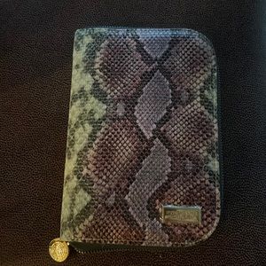 Stephanie Johnson snakeskin jewelry travel case
